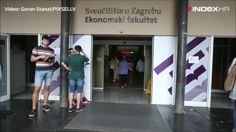 Ekonomski fakultet poplavljen zbog obilne kise