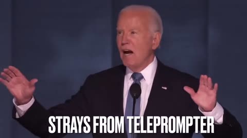 Biden was a SLURRING & UNHINGED MESS last night at his DNC Speech