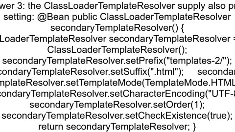 how can i set prefix path for thymeleaf in spring boot