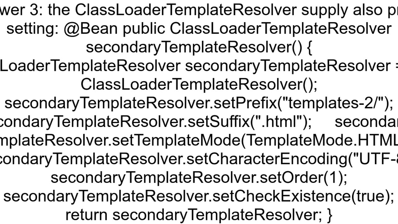 how can i set prefix path for thymeleaf in spring boot