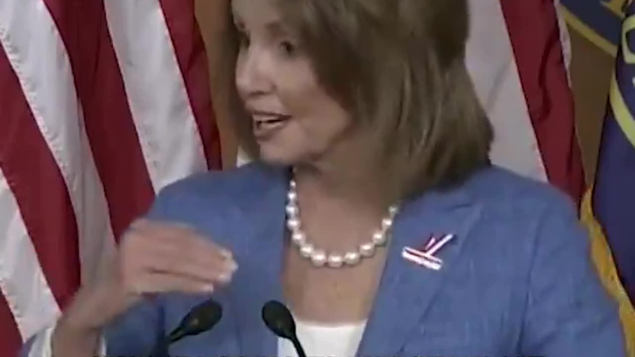 Pelosi tries to justify the vile act by calling it a "tactic"