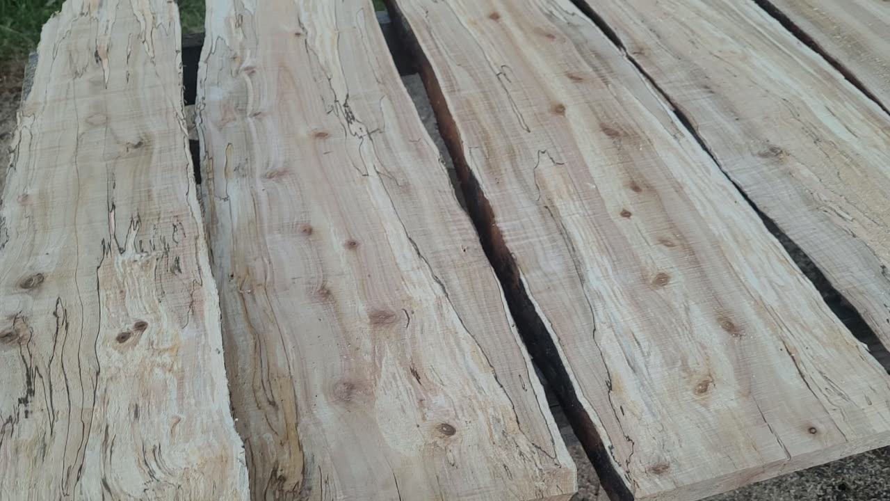 Chainsaw Maple Boards