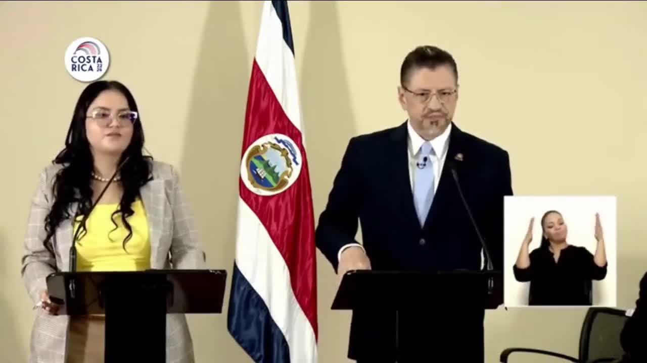 President of Costa Rica -- Declares Vaccine Mandates Illegal