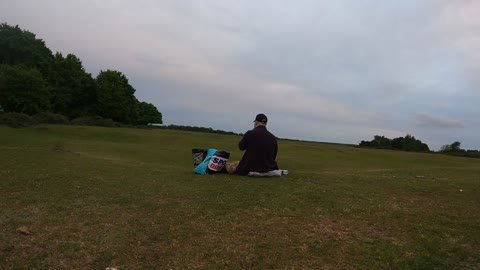 Eating lunch at new forest. The bugs are coming. Speedlapse