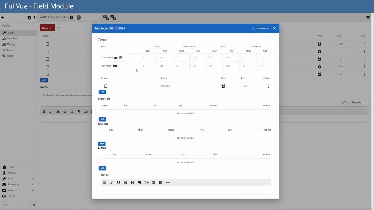 FullVue - Field Module