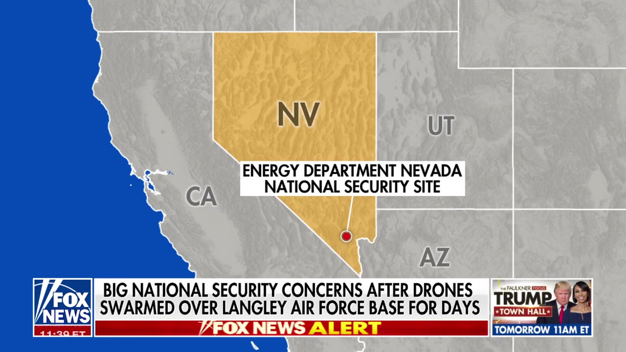 Mystery drones flew over US military bases for 17 days