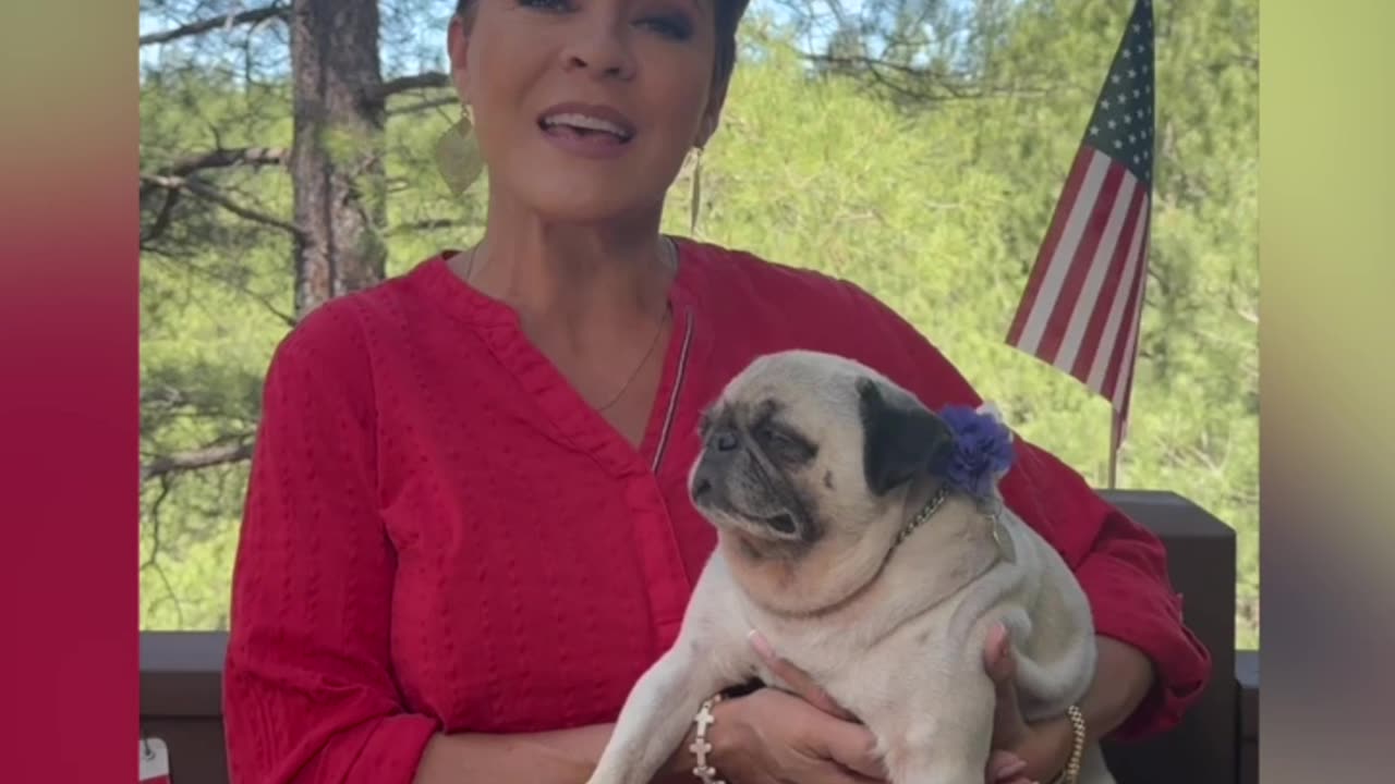 A Fourth of July Message from Kari Lake and Sushi The Pug!