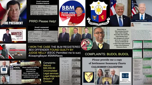 Tully Rinckey PLLC Albany New York / Wanted Sa Radyo / Sen. Raffy Tulfo / President Duterte / President BBM / Philippines / Manila Bulletin / Smith Downey PA / Dpuglas W. Desmarais / Regency Furniture LLC Settlement Never Paid