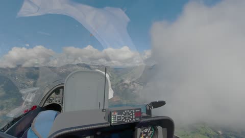 Swiss Alps Sailplane Mixed Reality