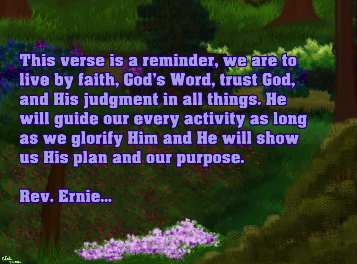 Daily Message from Rev. Ernie, May 15 2022