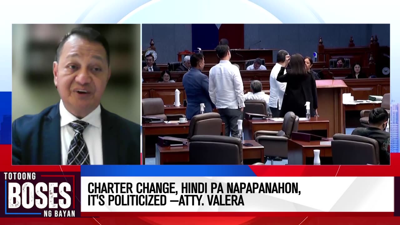 Charter change, hindi pa napapanahon, it's politicized —Atty. Valera