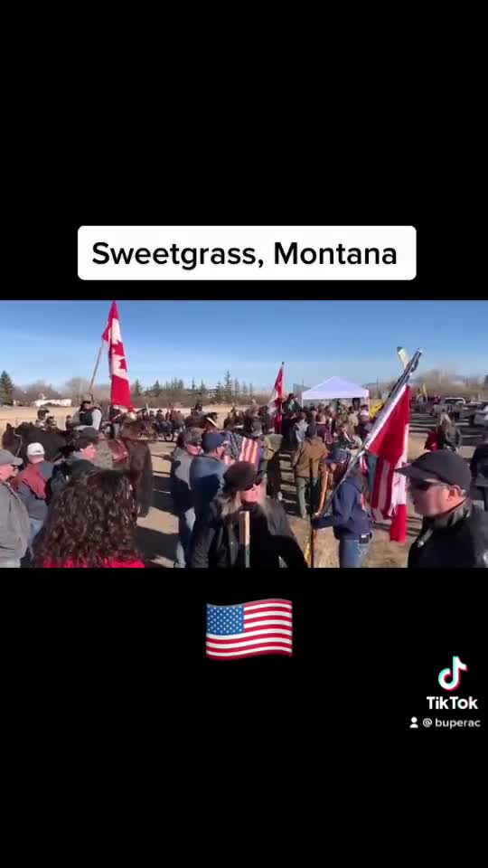 Sweetgrass Montana. Other side of Coutts Alberta Border