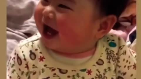 Beautiful reaction of a child