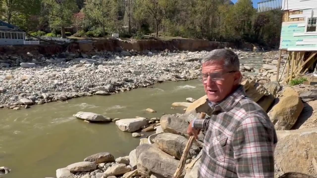 General Flynn at Chimney Rock NC last week