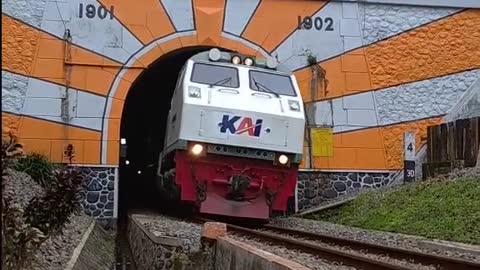 train out of tunnel