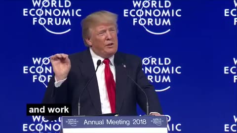 Donald Trump speaks at davos 2018 | Full video