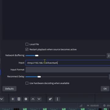 The Final Step Streaming to your Nginx Server