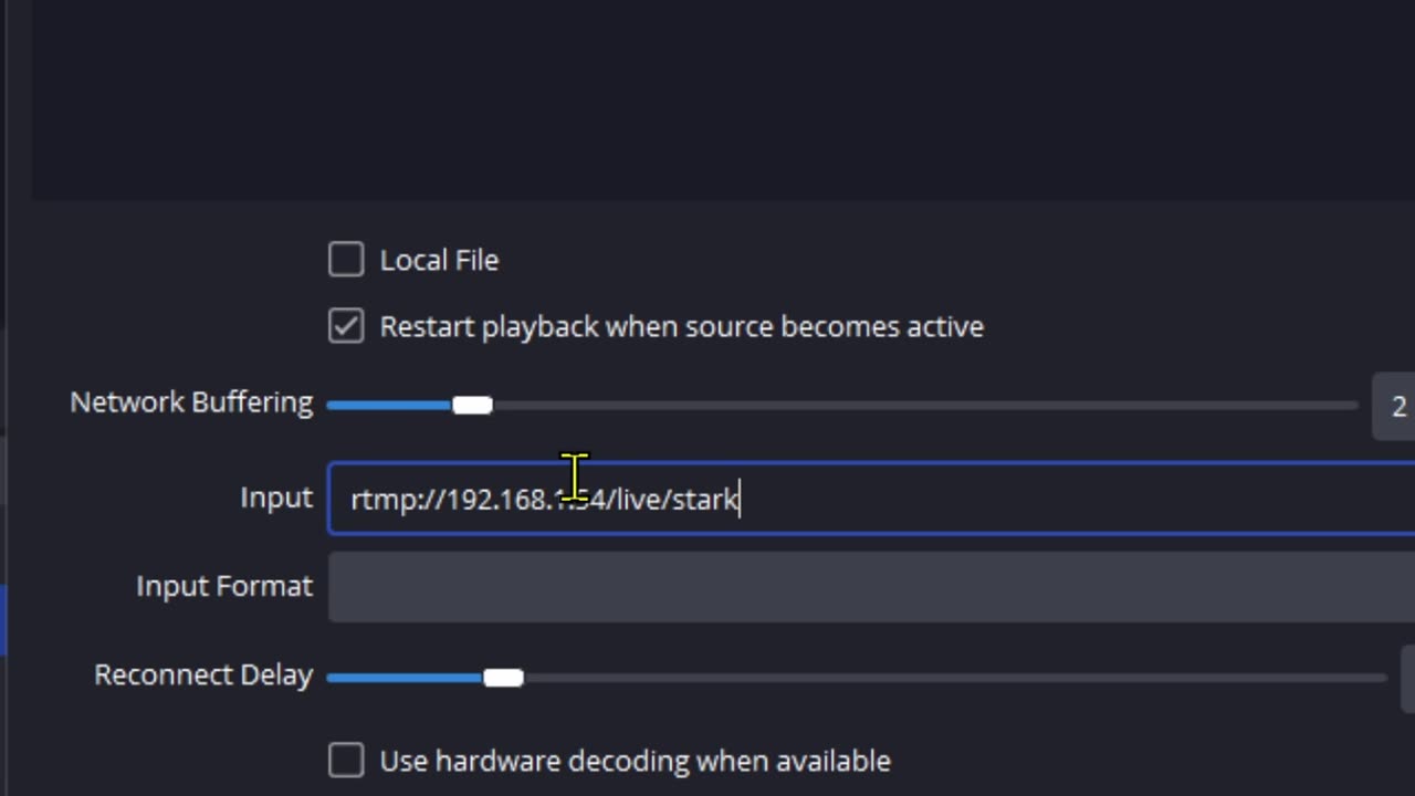 The Final Step Streaming to your Nginx Server