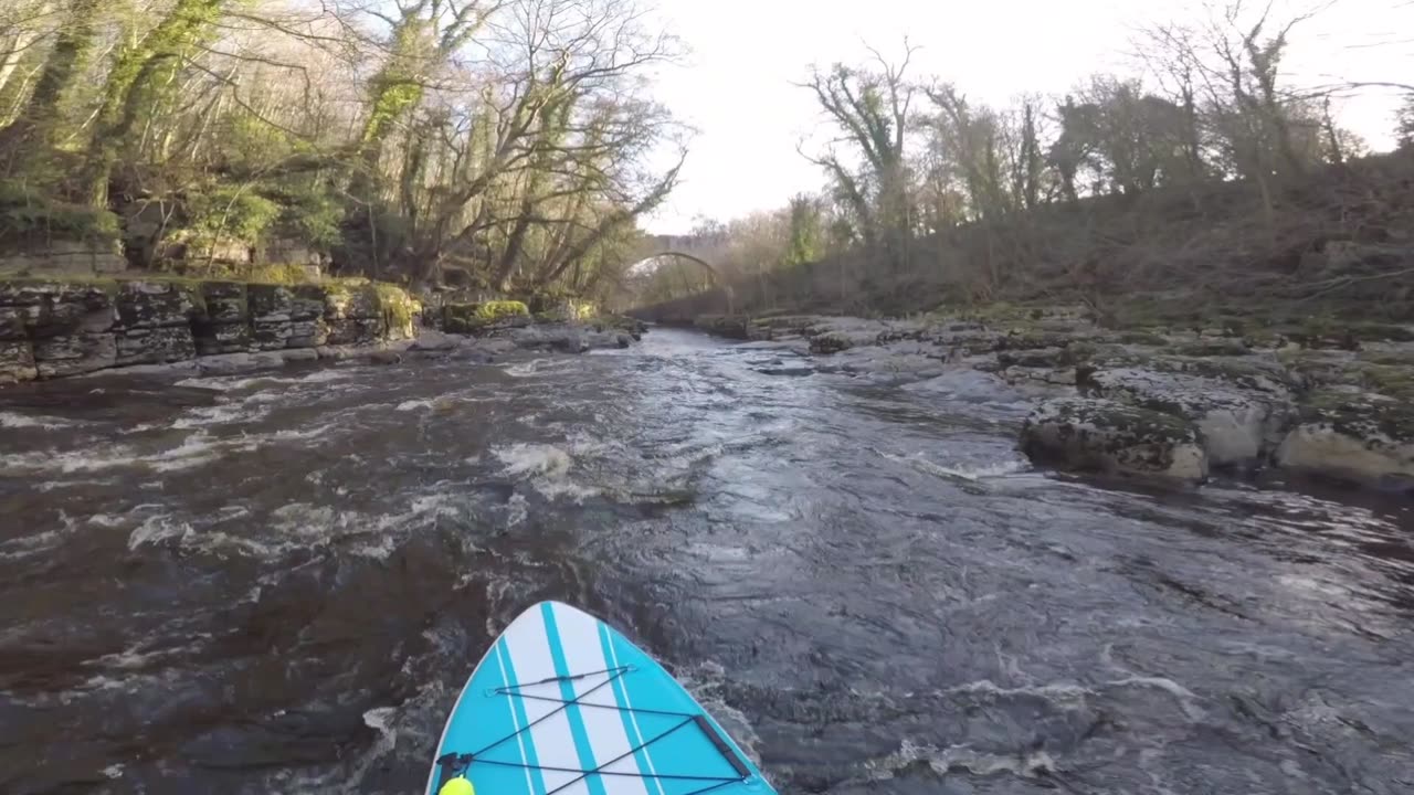 paddle boarding