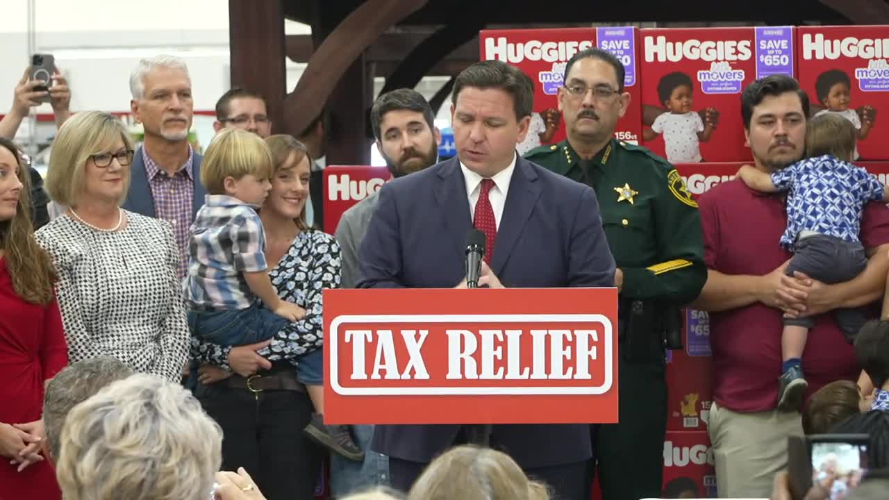 Gov. Ron DeSantis Signs Largest Tax Relief Package in Florida History