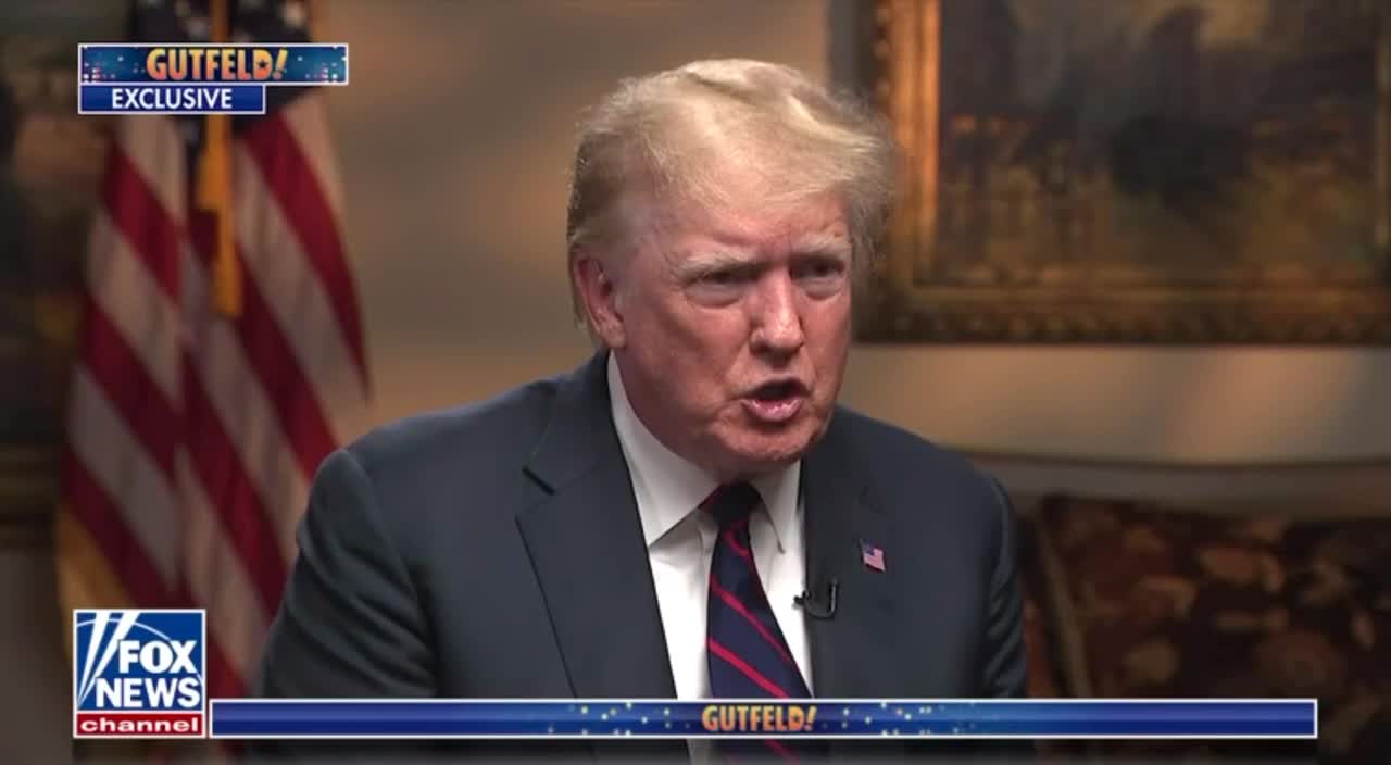 Trump on Gutfeld - Part 4/4 - 9/8/2021