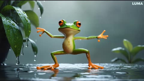 dancing frog