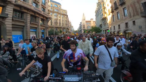 Drum & Bass On The Bike - BARCELONA