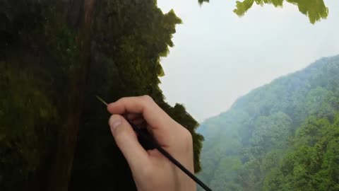 Painting Large Foreground Trees