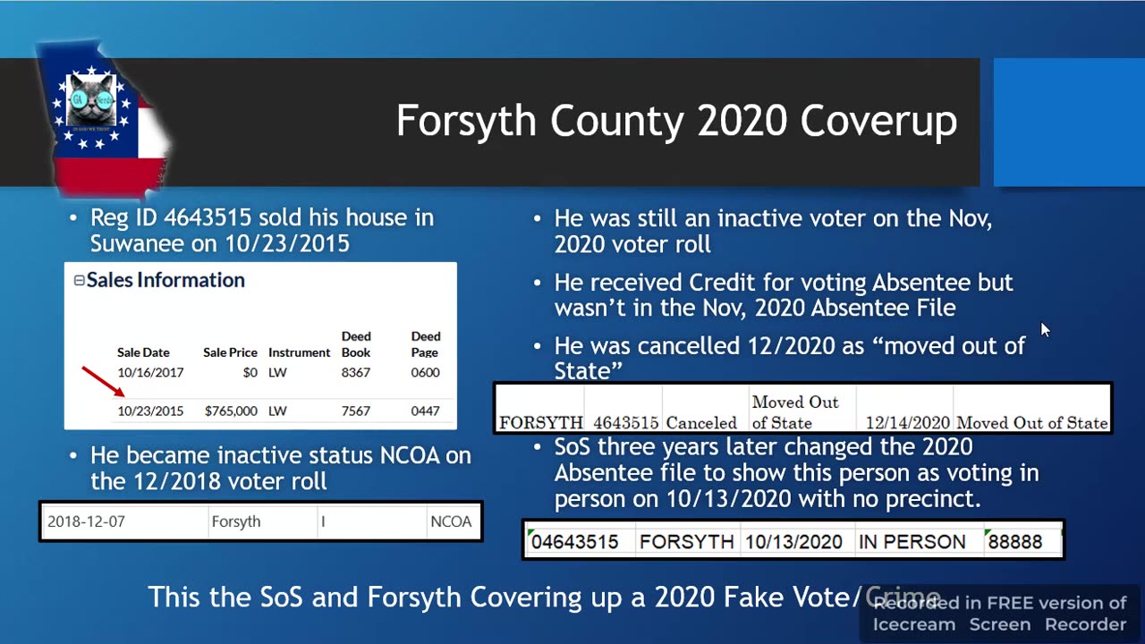 Forsyth County 2020 Criminal Cover Up