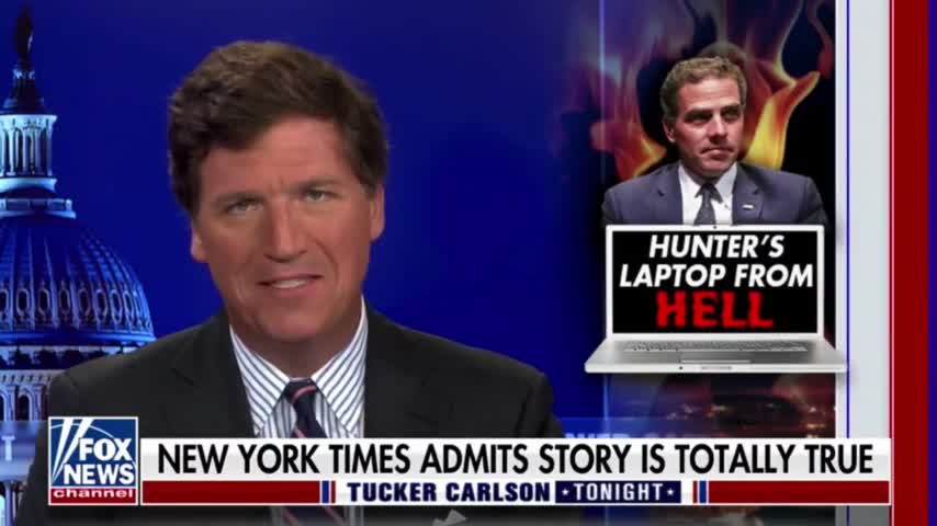 Tucker Carlson: NYT Admits Hunter Biden's Laptop is Real