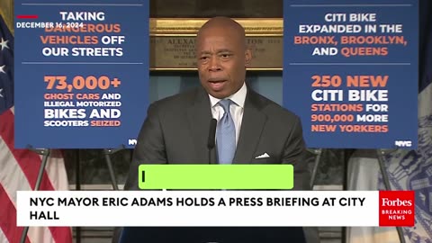 Mayor Eric Adams stuns a room full of liberals with truth bombs‼️