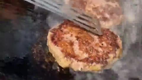 The meat in this burger is delicious