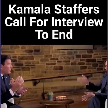 Kamala Staffers Call For Interview To End