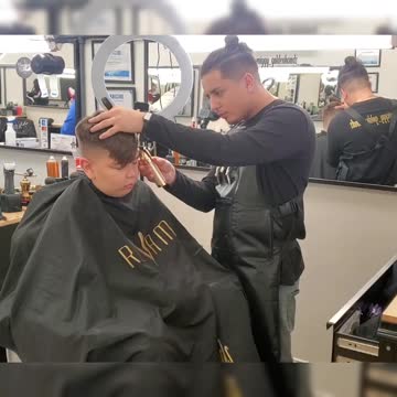 My Son Getting A Fresh Cut!