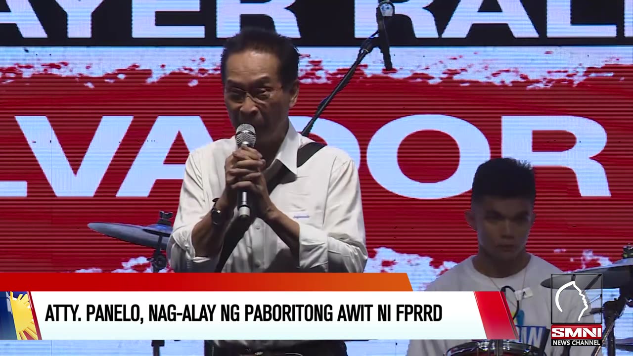 Atty. Panelo, nag-alay ng paboritong awit ni FPRRD