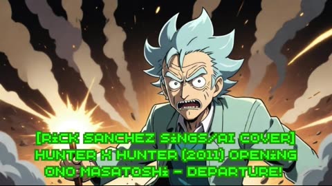 [Rick Sanchez sings/AI Cover] Hunter x Hunter (2011) ハンター×ハンター Opening Ono Masatoshi - departure!