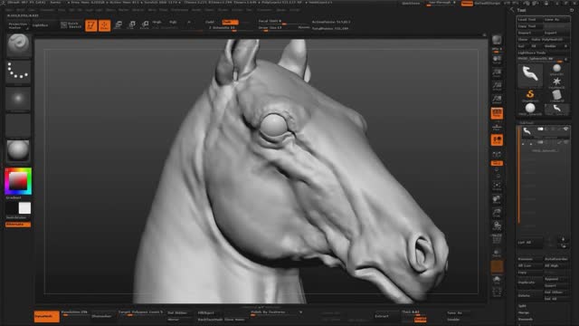 Chapter 5: Modeling the Unicorn in ZBrush Unicorn ZbrushSpeedSculpt.