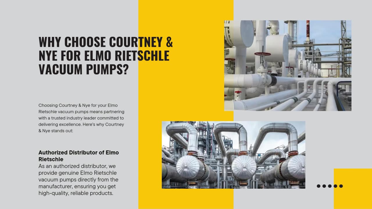 Success Stories with Elmo Rietschle Vacuum Pumps – Powered by Courtney & Nye