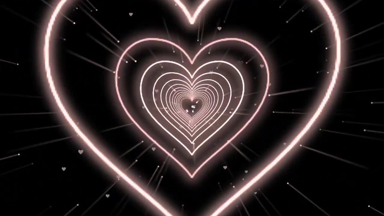 1153. Neon Heart Background🤎Brown Neon Heart Background Heart Heart