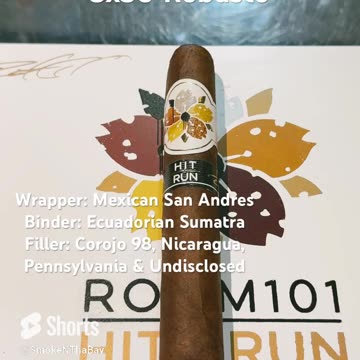 Room 101 Hit & Run 5x50 Robusto #Short #Cigar #Shorts #MattBooth #Cigars #CigarOfTheDay