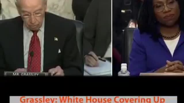 Grassley- White House covering up 48,000 documents on SCOTUS nominee.