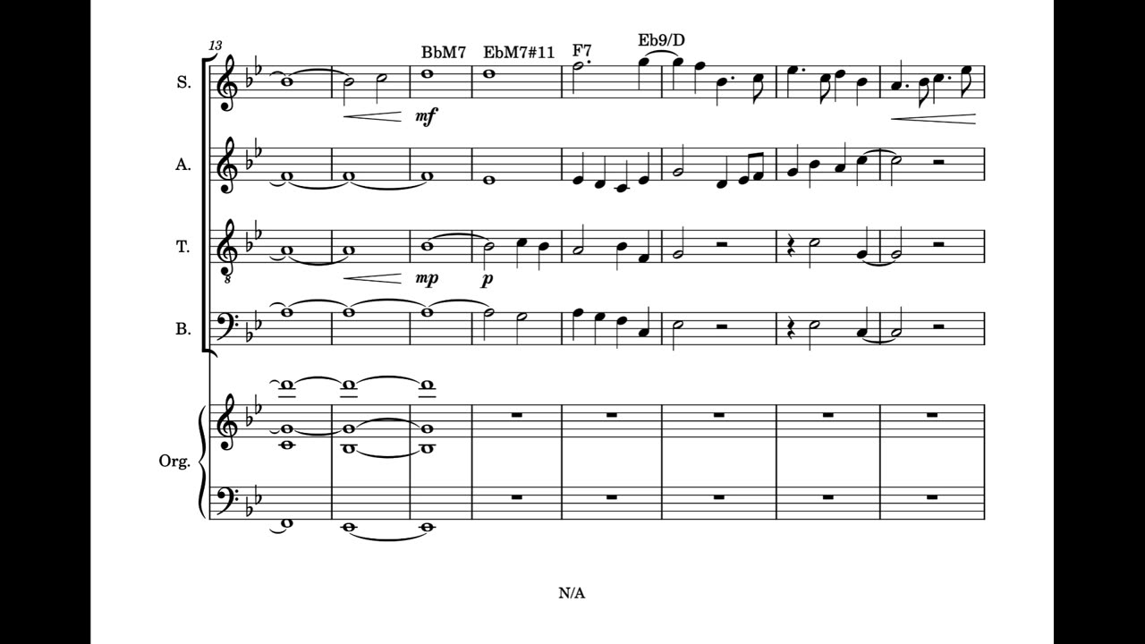 Mass in Gm 1st Movement