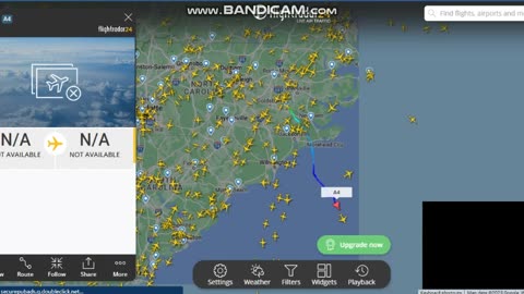9.26.2023 UNIDENTIFIED FLIGHT RADAR OFF COAST OF NORTH CAROLINA