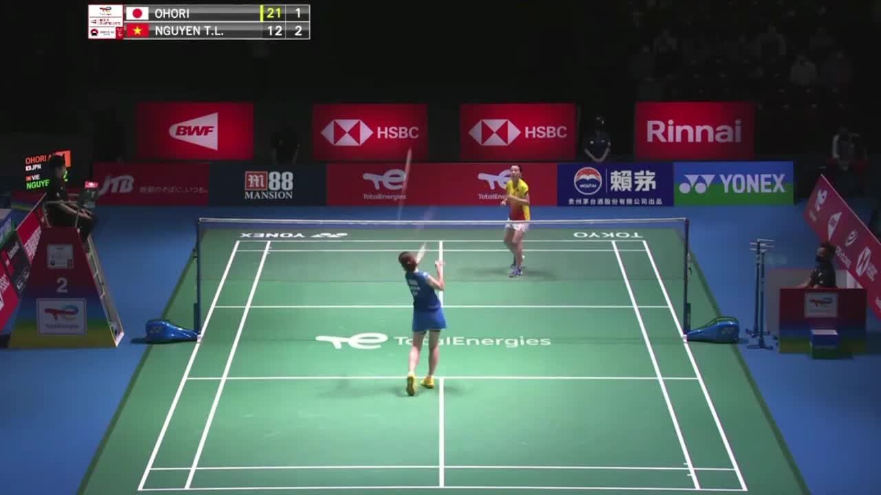 2022 BWF World Championship 🏸 - WS - Aya Ohori (JPN) 🇯🇵 VS Nguyen Thuy Linh (VIE) 🇻🇳