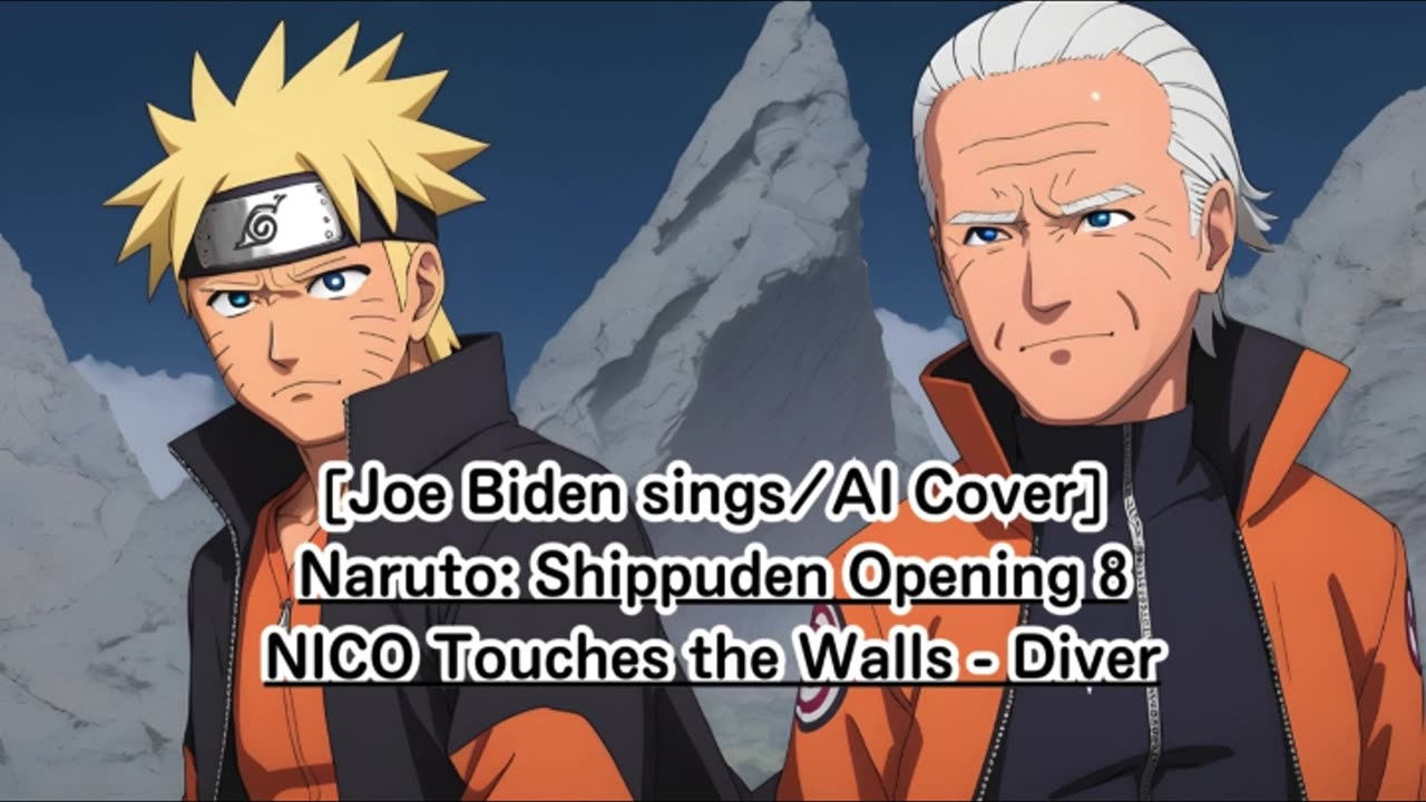 [Joe Biden sings/AI Cover] Naruto: Shippuden Opening 8 NICO Touches the Walls - Diver