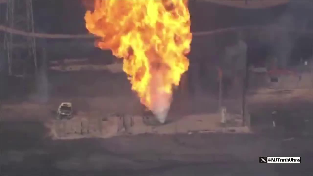 Evacuation Underway as a Pipeline Burst into Flames in Houston Area