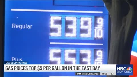 San Francisco Gas Soars Over $5 a Gallon