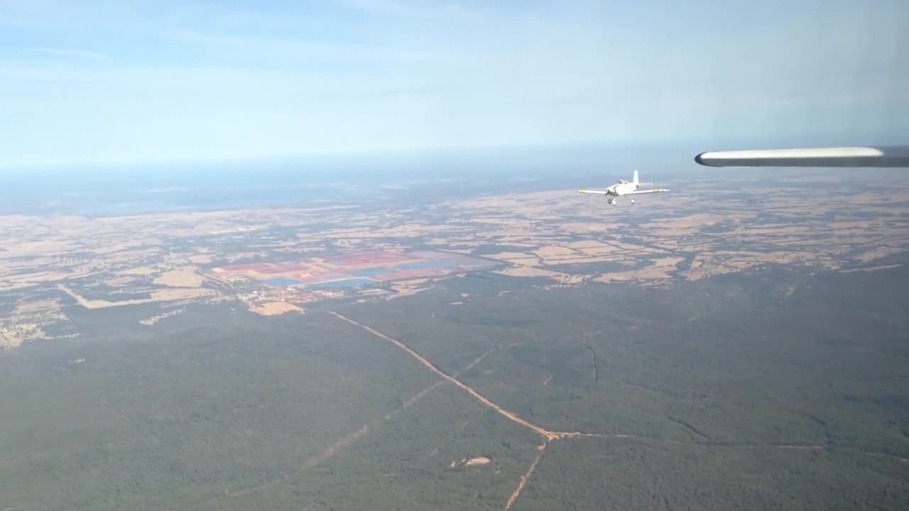 Vans RV8A "Glow Worm" and Hotlips enroute to Albany
