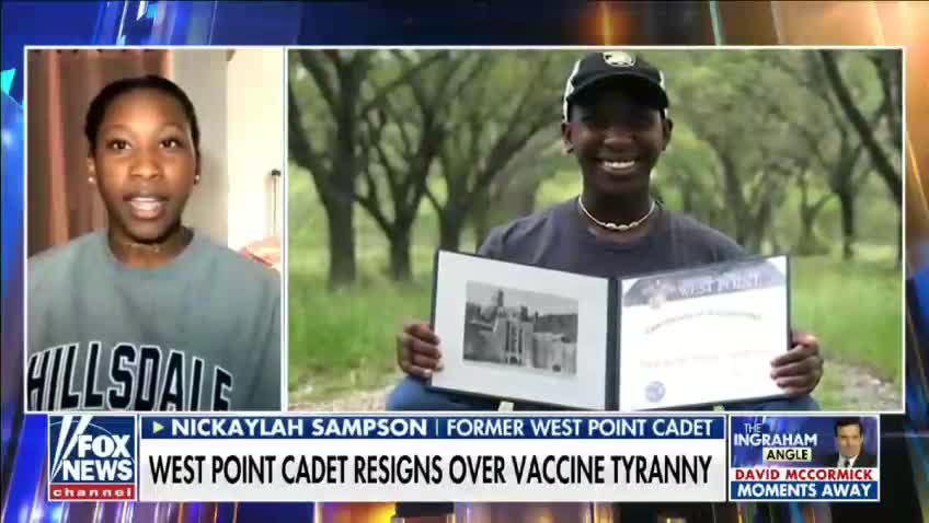 West Point cadet resigns over vaccine tyranny.