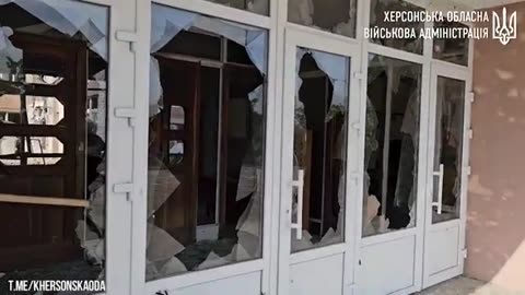 Kherson: cultural center in Zelenivka. The enemy attacked him twice that night